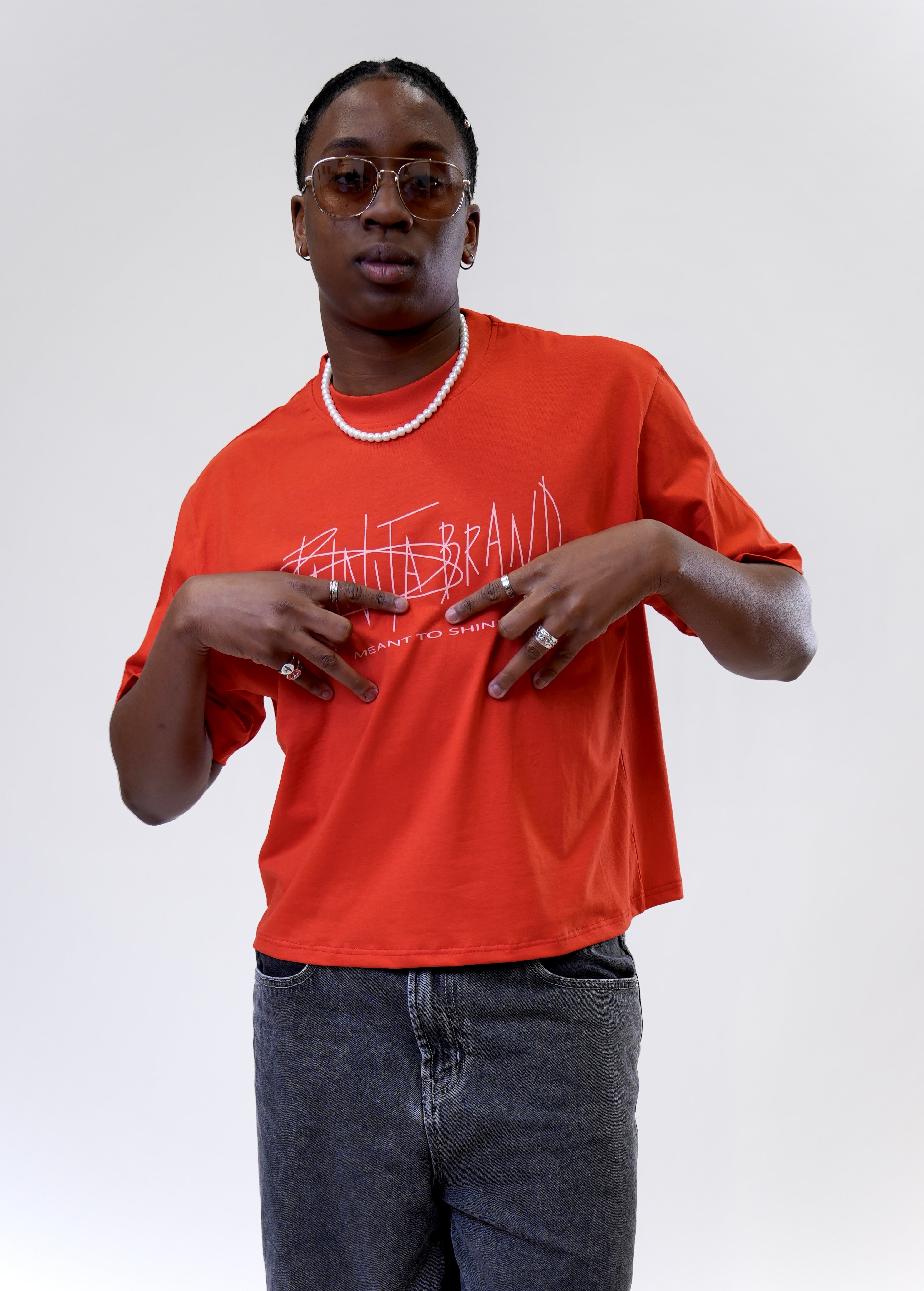 Fiery Red Tee
